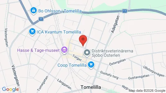 Lägenheter att hyra i Tomelilla - Bild från Google Street View