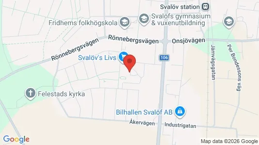 Lägenheter att hyra i Svalöv - kort over placeringen