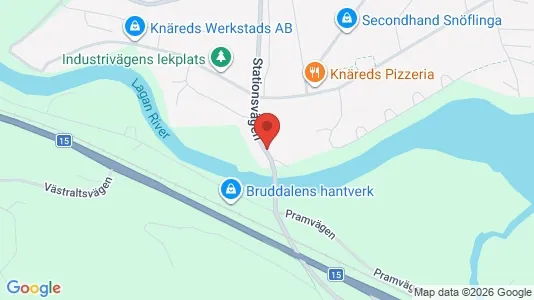 Lägenheter att hyra i Laholm - kort over placeringen
