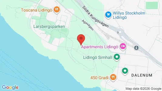 Lägenheter att hyra i Lidingö - kort over placeringen