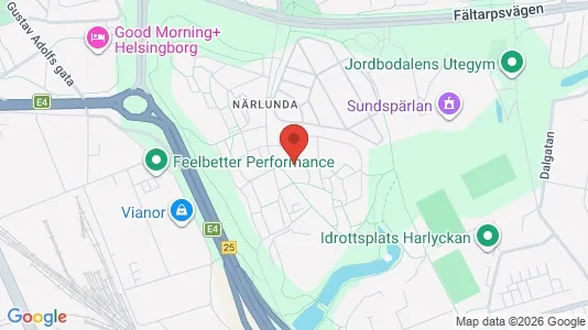 Lägenheter att hyra i Helsingborg - kort over placeringen