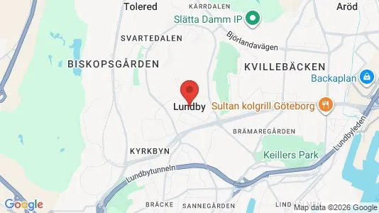 Lägenheter att hyra i Lundby - Bild från Google Street View