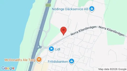 Lägenheter att hyra i Ale - kort over placeringen