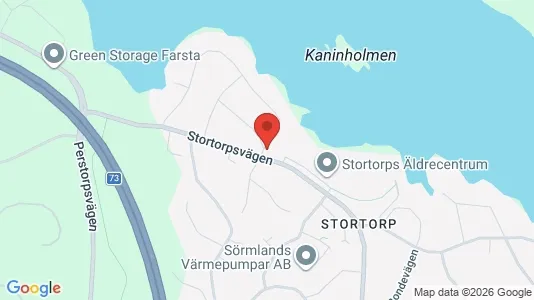 Lägenheter att hyra i Huddinge - kort over placeringen