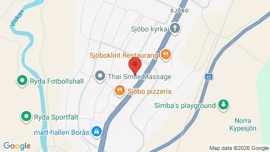 Lägenheter att hyra i Borås - kort over placeringen