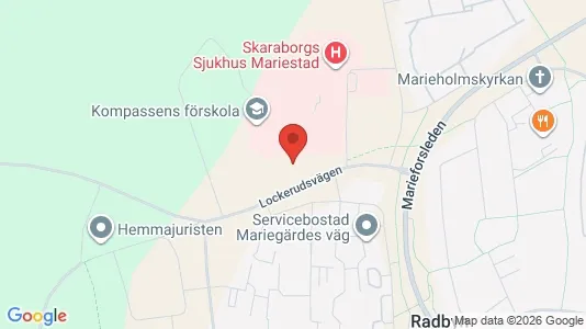 Lägenheter att hyra i Mariestad - kort over placeringen