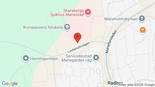 Lägenheter att hyra i Mariestad - kort over placeringen