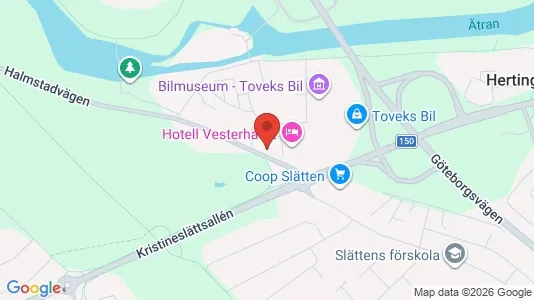 Lägenheter att hyra i Falkenberg - kort over placeringen