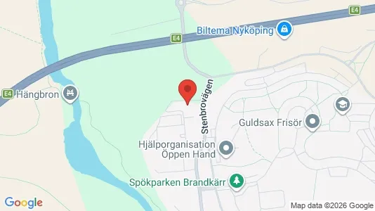 Lägenheter att hyra i Nyköping - kort over placeringen