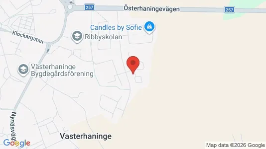 Lägenheter att hyra i Haninge - kort over placeringen