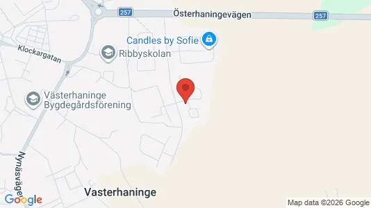 Lägenheter att hyra i Haninge - kort over placeringen