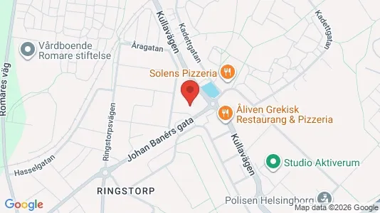 Lägenheter att hyra i Helsingborg - kort over placeringen