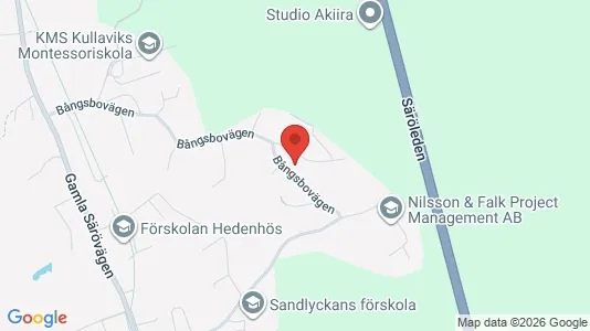 Lägenheter att hyra i Kungsbacka - kort over placeringen