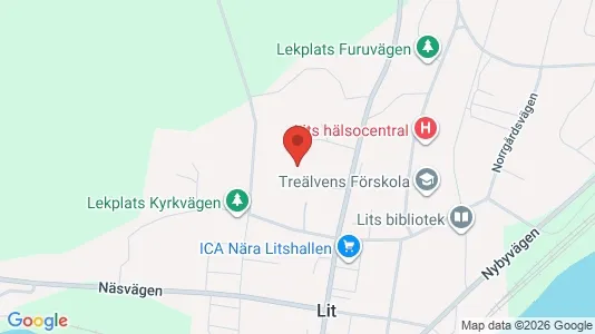 Lägenheter att hyra i Östersund - kort over placeringen