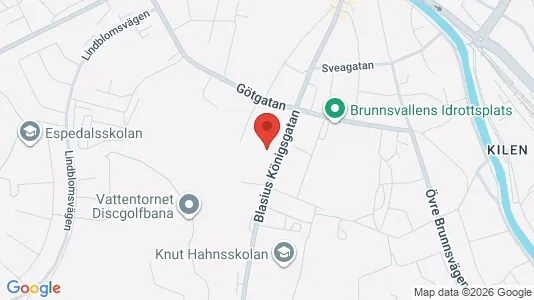 Lägenheter att hyra i Ronneby - kort over placeringen