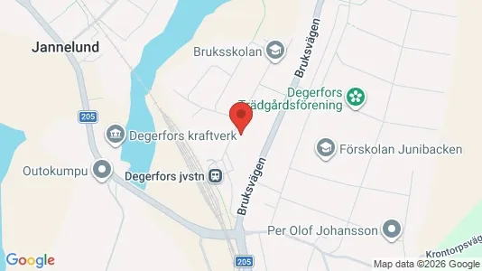 Lägenheter att hyra i Degerfors - kort over placeringen