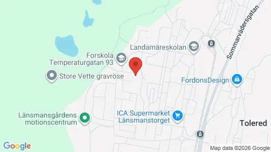 Rum att hyra i Västra hisingen - kort over placeringen