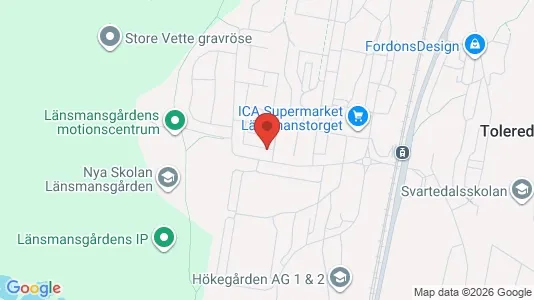 Rum att hyra i Västra hisingen - kort over placeringen