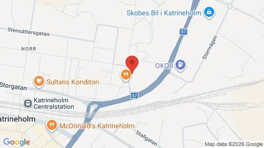 Lägenheter att hyra i Katrineholm - kort over placeringen