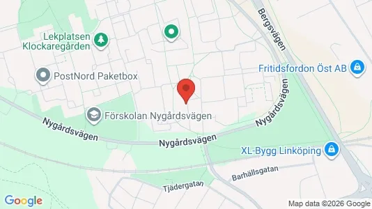 Lägenheter att hyra i Linköping - kort over placeringen