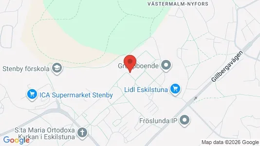 Lägenheter att hyra i Eskilstuna - kort over placeringen