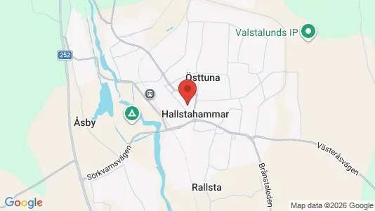 Hus att hyra i Hallstahammar - kort over placeringen