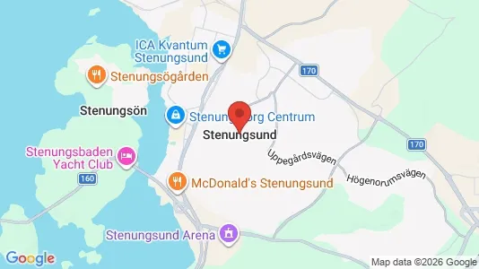 Hus att hyra i Stenungsund - kort over placeringen