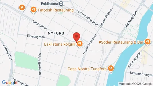 Lägenheter att hyra i Eskilstuna - kort over placeringen