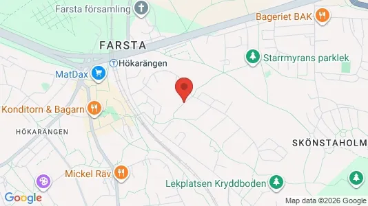 Lägenheter att hyra i Söderort - kort over placeringen