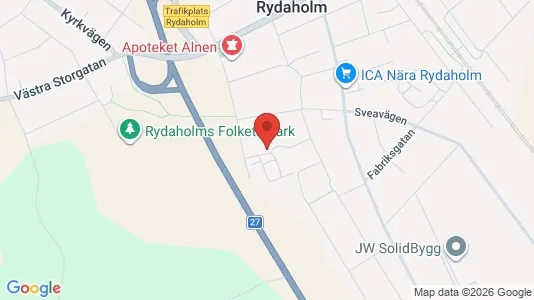 Lägenheter att hyra i Värnamo - kort over placeringen