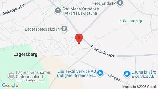Lägenheter att hyra i Eskilstuna - kort over placeringen