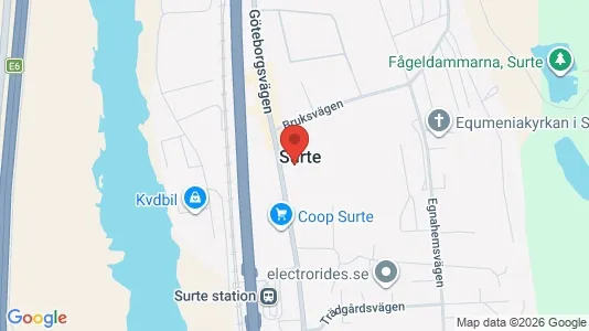 Lägenheter att hyra i Ale - kort over placeringen