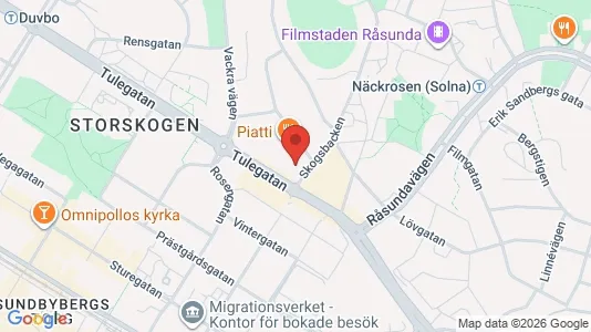 Lägenheter att hyra i Sundbyberg - kort over placeringen