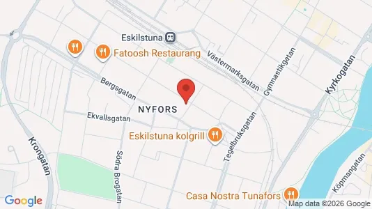 Lägenheter att hyra i Eskilstuna - kort over placeringen