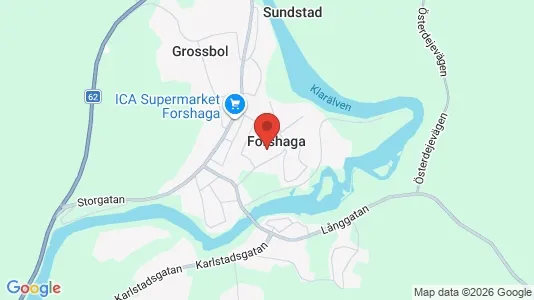 Hus att hyra i Forshaga - Bild från Google Street View