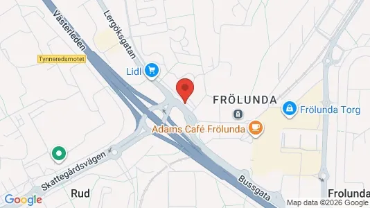 Lägenheter att hyra i Askim-Frölunda-Högsbo - kort over placeringen