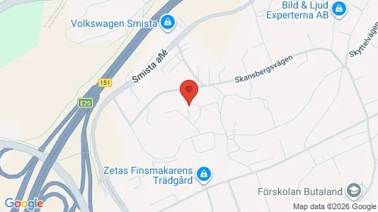 Rum att hyra i Huddinge - kort over placeringen