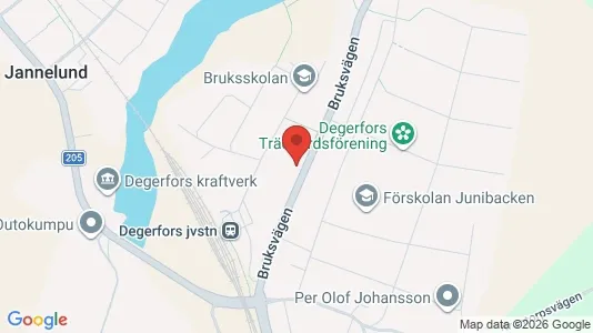 Lägenheter att hyra i Degerfors - kort over placeringen