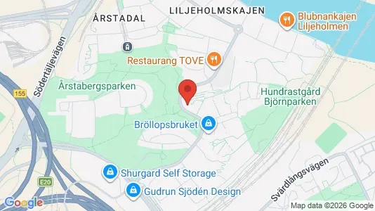 Lägenheter att hyra i Södermalm - kort over placeringen