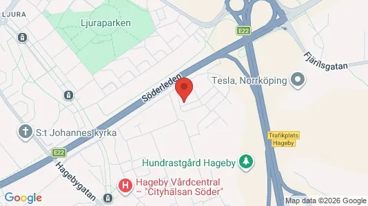 Lägenheter att hyra i Norrköping - kort over placeringen