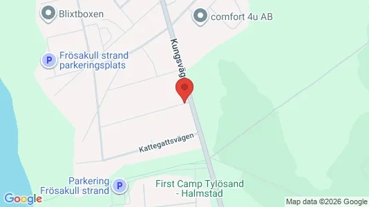 Lägenheter att hyra i Halmstad - kort over placeringen