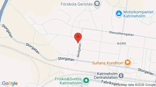 Lägenheter att hyra i Katrineholm - kort over placeringen
