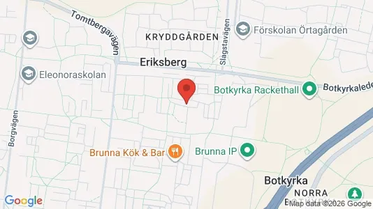 Lägenheter att hyra i Botkyrka - kort over placeringen