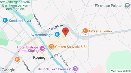 Lägenheter att hyra i Köping - kort over placeringen