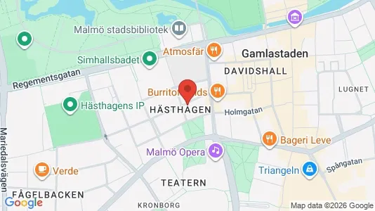 Lägenheter att hyra i Malmö Centrum - kort over placeringen