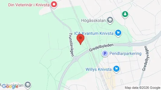 Lägenheter att hyra i Knivsta - kort over placeringen