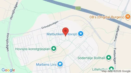Lägenheter att hyra i Södertälje - kort over placeringen