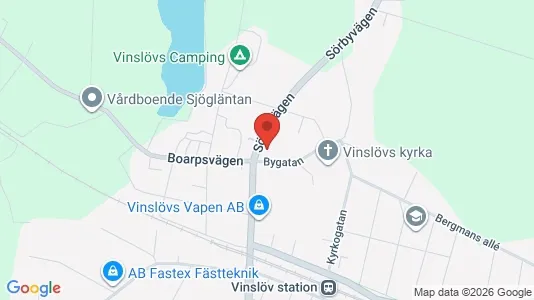 Lägenheter att hyra i Hässleholm - kort over placeringen