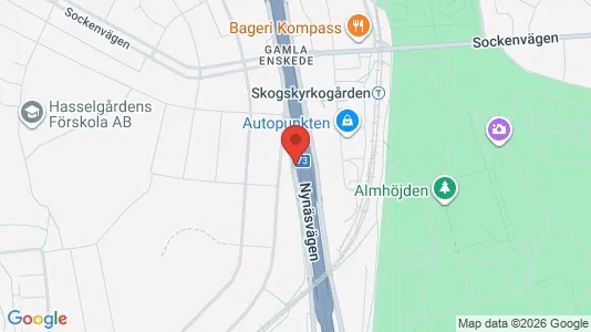 Lägenheter att hyra i Söderort - kort over placeringen