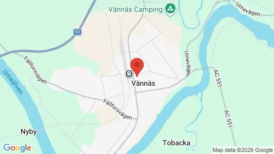 Lägenheter att hyra i Vännäs - Bild från Google Street View